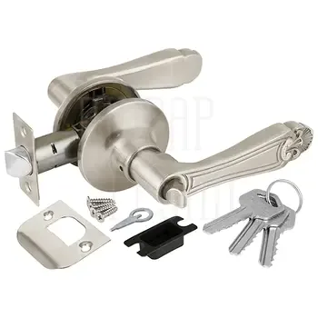 Дверная ручка-защелка Punto (Пунто) DK637 (кл./фик.)