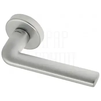 Дверная ручка Fratelli "LINEA" 7 на круглой розетке