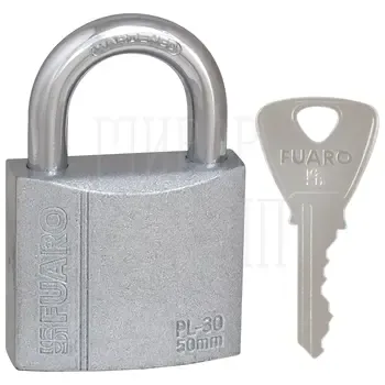 Замок навесной Fuaro (Фуаро) PL-3050 (50 мм) 3 кл.