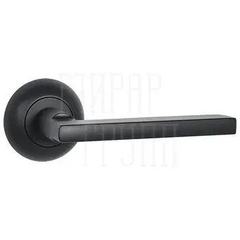 Дверная ручка Ajax (Аякс) "POLO" JR на круглой розетке (R.JR54.POLO TECH/IND)