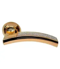 Дверные ручки на розетке Archie Sillur 132 CRYSTAL.