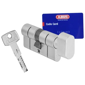 Профильный цилиндр ключ-вертушка ABUS KD10PS Z50/K50 100 mm (45+10+45) H-BOX с удлиненной шейкой ключа