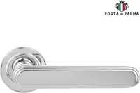 Дверная ручка на розетке PORTA DI PARMA "Chic" полированный хром