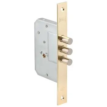 Замок Kale kilit (Кале килит) врезной крестообразный 189/3MF (45 mm) (латунь)