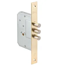 Замок Kale kilit (Кале килит) врезной крестообразный 189/3MF (45 mm) (латунь)