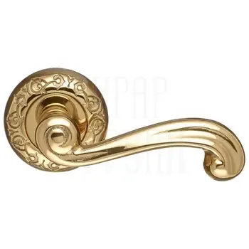 Дверная ручка Extreza "Berta" (Берта) 312 на круглой розетке R04