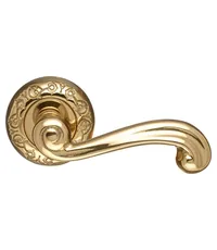 Дверная ручка Extreza "Berta" (Берта) 312 на круглой розетке R04