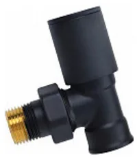 Вентиль Carlo Poletti Top регулировочный угловой 1/2 черный