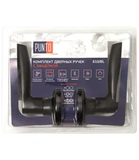 Ручка Punto (Пунто) защелка DK610 ET (кл./фик.)