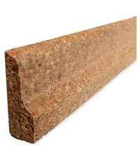 Пробковый погонаж - плинтус широкий 915х65х12 мм (10 шт.)