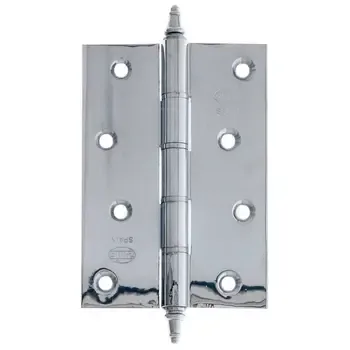 Петля дверная универсальная латунная Amig 1008 100x70x3 c шайбами