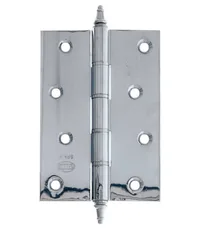 Петля дверная универсальная латунная Amig 1008 100x70x3 c шайбами