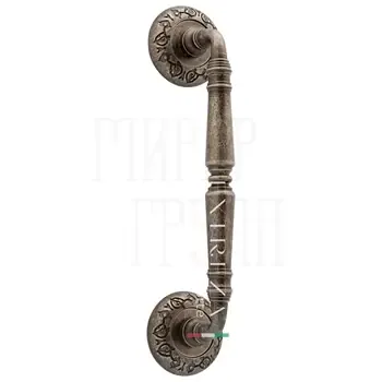 Ручка дверная скоба Extreza "Petra" (Петра) 250 мм (205 мм) на круглых розетках R04