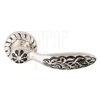 Дверная ручка на розетке Class "Shamira" "Crystal" (60) + Swarovski