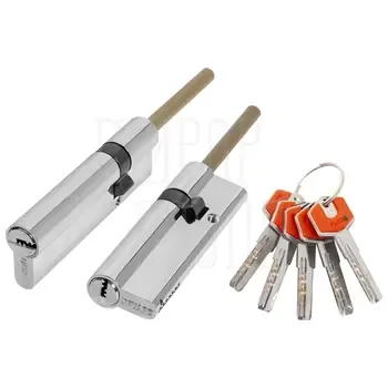 Цилиндровый механизм D-PROTERM507/100 Fuaro (Фуаро) 100 mm (65+10+25) термошток 8х65 мм