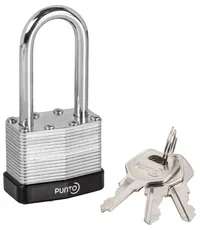 Замок Punto (Пунто) навесной PK-6540L 3 key англ. длинная дужка