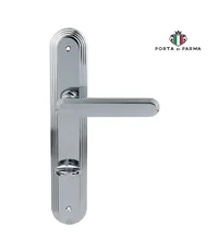 Дверная ручка на планке PORTA DI PARMA "Impero" полированный хром