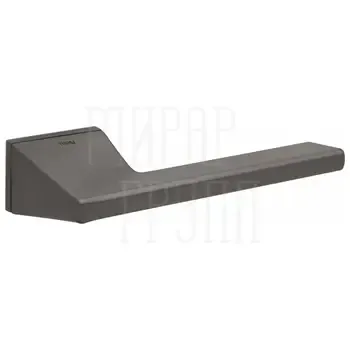 Дверная ручка на прямоугольной розетке Tupai Vizion 4130 5RE титан R ф/з (на тонком основании 5 мм)