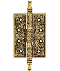 Дверная петля Extreza 6110 универсальная латунная 102x76x4