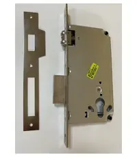 Замок врезной цилиндровый 2 оборота 1 плоский ригель роликовая защелка CISA 5C621.60.0.12