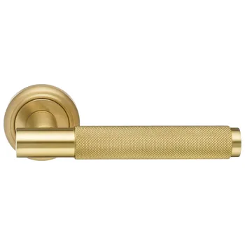 Дверная ручка Extreza "TUBA" (Туба) 126 на круглой розетке R01