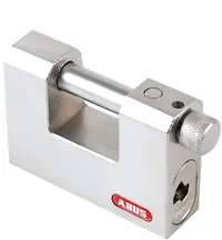 Навесной замок ABUS 888/85 vs полузакрытый (пальцевый)