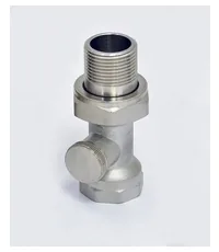 Вентиль Carlo Poletti запорный прямой 3/4" ВР никель