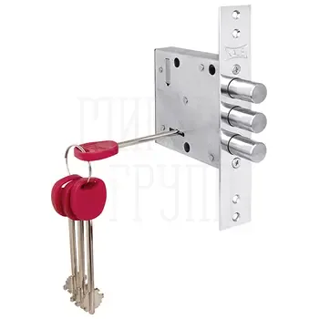 Замок Kale kilit (Кале килит) врезной сувальдный 447/L (кл. 75 мм)