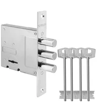 Замок Fuaro (Фуаро) врезной сувальдный MDV812/S-60.00.3R14 4key