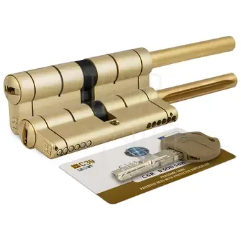 Цилиндровый механизм Mottura (Моттура) под вертушку (дл. шток) C39P513101LC5 (82 мм/46+10+26)