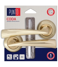 Ручка Punto (Пунто) раздельная LM/A R.TL54.CODA/HD матовое золото/золото