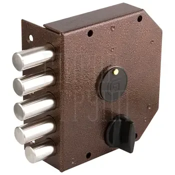 Замок Guardian (Гардиан) накладной ЗВ 20.05 правый ( ЗК.503Н-02) ЗД без ответной планки. /123:247/