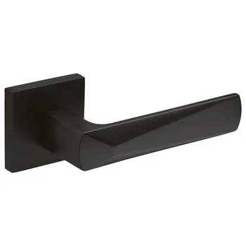 Дверная ручка из латуни Ghobestir "CITY Collection" Т17904 на квадратном основании