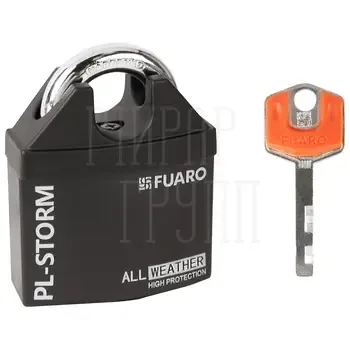 Замок Fuaro (Фуаро) навесной PL-STORM-3650 4 key (дисковый ключ)