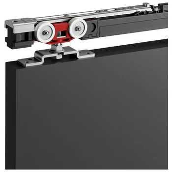 Раздвижная система FLUID Classik на 1-дверь 80 кг +2 встроенных доводчика