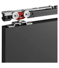 Раздвижная система FLUID Classik на 1-дверь 80 кг +2 встроенных доводчика