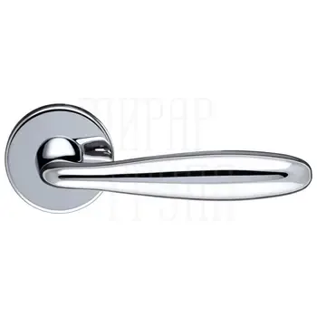 Дверная ручка Extreza HI-TECH "VIGO" (Виго) 324 на круглой розетке R12