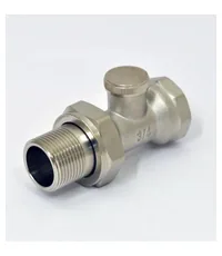 Вентиль Carlo Poletti запорный прямой 1/2" ВР никель