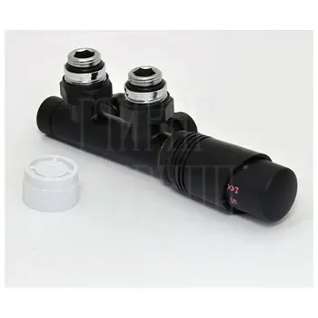 Мультифлекс термостатический угловой Carlo Poletti правый 50 мм (термоголовка в к-т не входит, арт. 121664)