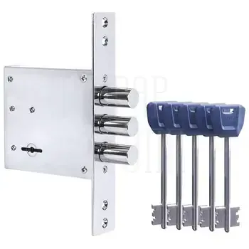 Замок Punto (Пунто) врезной сувальдный MDV30S-817 (V30/S) длиный ключ