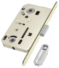 Замок Bonaiti (Бонаити) межкомнатный магнитный под WC B-FORTY N62 с отв. пл. F45 (190 мм)