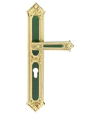Дверная ручка на планке Pasini "King Malachite Jewels" 3720