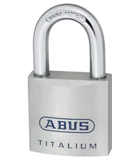 Навесной замок ABUS 725TI/50 B/PLCZHRUS (80TI) TITALIUM (дужка Ø8 мм)