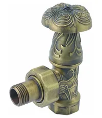 Вентиль Carlo Poletti "Art Deco" регулировочный угловой 3/4