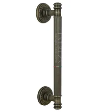 Ручка дверная скоба Extreza "Benito" (Бенито) 275 мм (225 мм) на круглых розетках R06