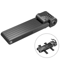 Складной замок ZR 319 с цифровым кодом BASI ZR 319 для велосипедов, самокатов