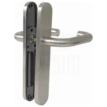 Ручка дверная на планке нерж. сталь Amig mod. 15