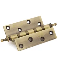 Дверная петля для дверей с четвертью PALLADIUM N 401-4 100 мм (латунная) 80/90 кг