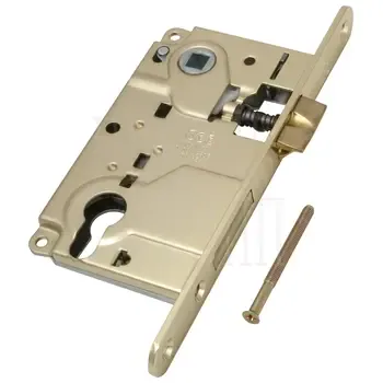 Защелка AGB Centro под цилиндр (защелка вверху, металл. язычек, ригель) без отв. планки