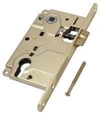 Защелка AGB Centro под цилиндр (защелка вверху, металл. язычек, ригель) без отв. планки